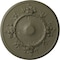 Ekena Millwork Flower Ceiling Medallion (Fits Canopies up to 3 7/8"), Hand-Painted Spartan Stone, 27"OD x 1 1/8"P CM27FLSSF - alternate 1